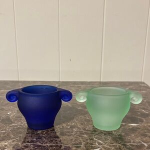 Vintage Design Ideas Cups Can Be Used For Candles Holders Lalique Style/Art Deco